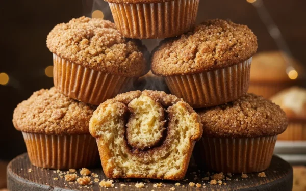 Cinnamon Muffin Recipe: 4-Step Bakery-Style Cinnamon Streusel Muffins