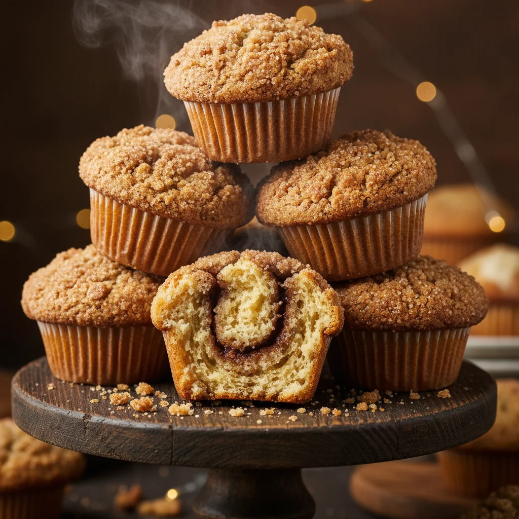 Cinnamon Muffin Recipe: 4-Step Bakery-Style Cinnamon Streusel Muffins
