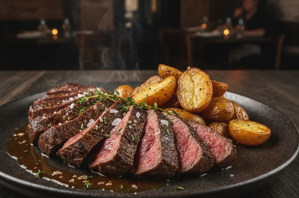Flat Iron Steak Recipe: 4-Step Juicy Garlic Butter Skillet Steak