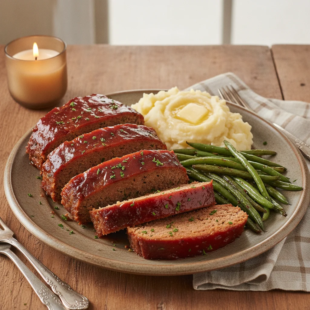 Gluten Free Meatloaf Recipe: 4-Step Tender Homestyle Glazed Meatloaf
