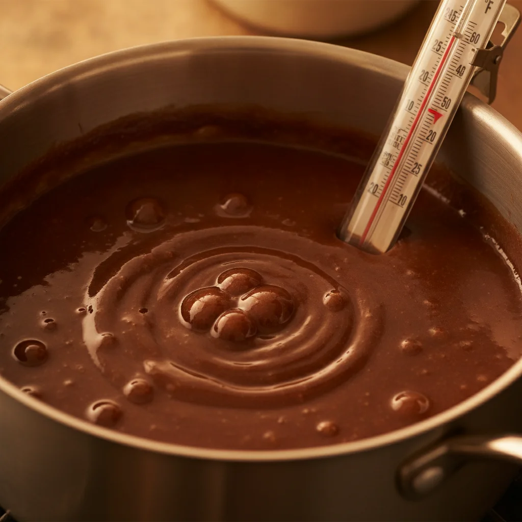 Boil Undisturbed to Soft-Ball Stage (234°F)